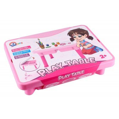 Ігровий столик 7853 ТехноК 2в1 дитячий пластиковий для піску фломастер маркер мольберт розвиваюча іграшка для дівчаток - 5