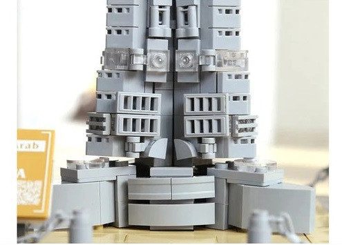 Конструктор Хмарочос Бурдж-Халіфа Wange 3D Архітектура 4222 Дубаї 3Д 580 деталей пластиковий - 5