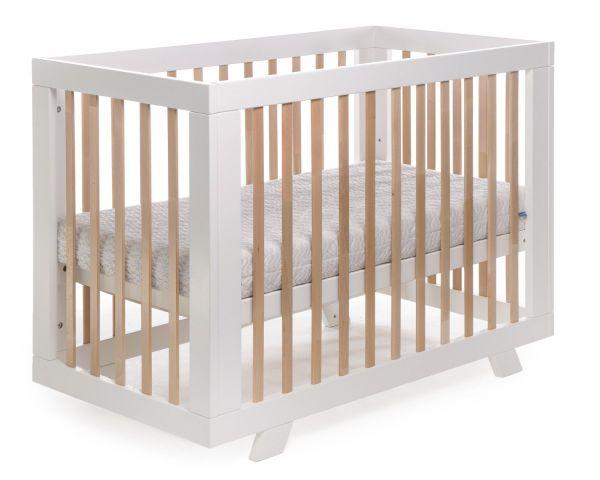 Дитяче ліжко Zoryne Deson DS-601 дерев'яне бук бортик регулюється висота спального місця - 1
