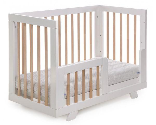 Дитяче ліжко Zoryne Deson DS-601 дерев'яне бук бортик регулюється висота спального місця - 4