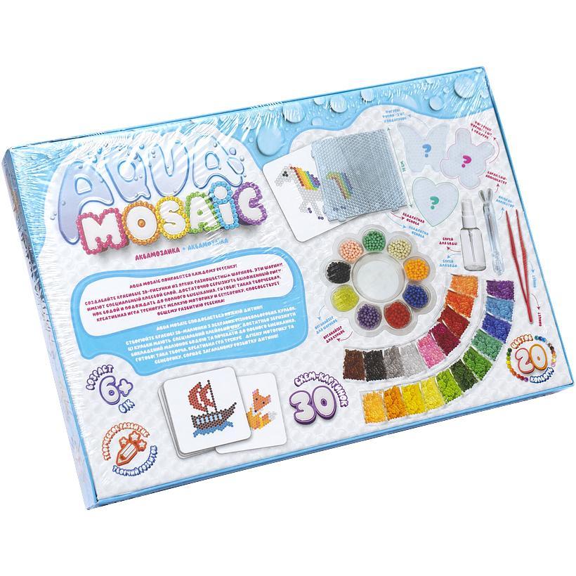 Набір креативної творчості Aqua Mosaic Аква Мозаїка АМ-01-01 Danko Toys (великий), 3D фігури - 4
