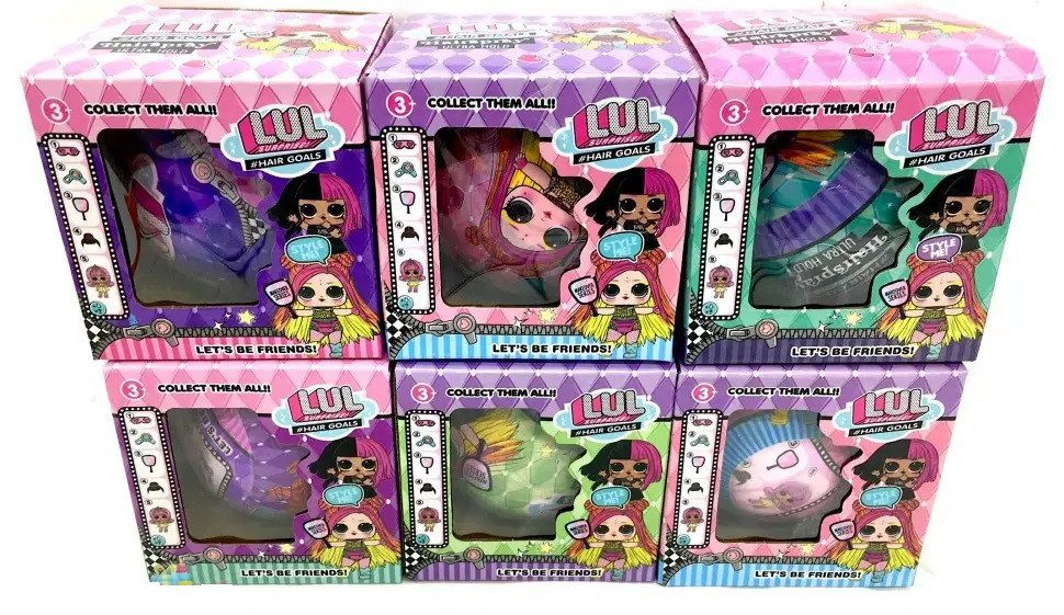 Лялька L.U.L.  у кулі 999-1 дзеркало фільтр дитяча іграшка сюрприз набір для дівчаток - 2