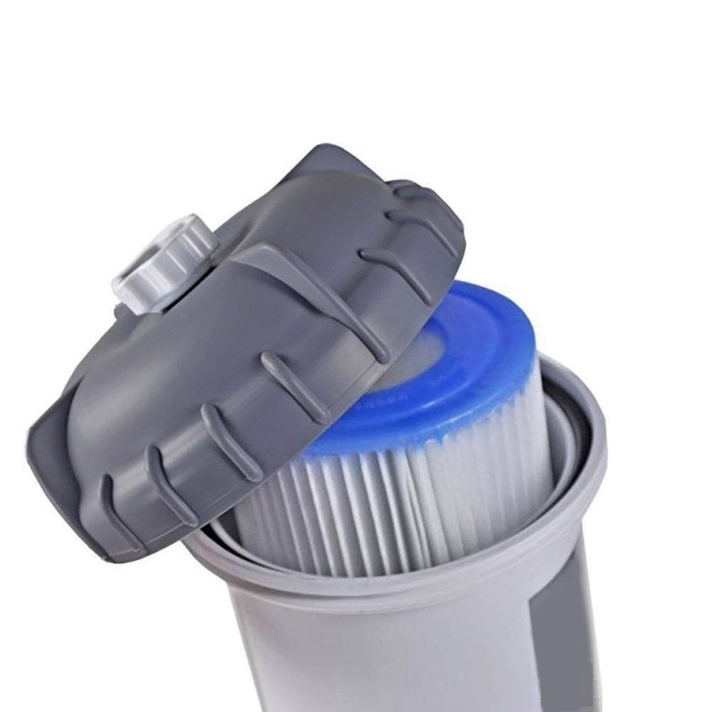 Картриджний фільтр насос Intex 28602 для басейну до 5 куб. м. потужність 1250 л/год тип H гідро аерація - 5