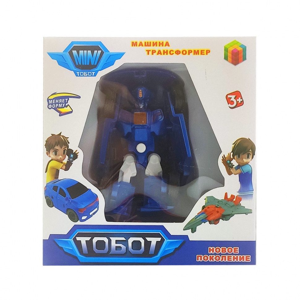 Іграшка Трансформер Тобот 339-12 Tobot робот+транспорт 11 см дитячий рухається іграшка для дітей - 5