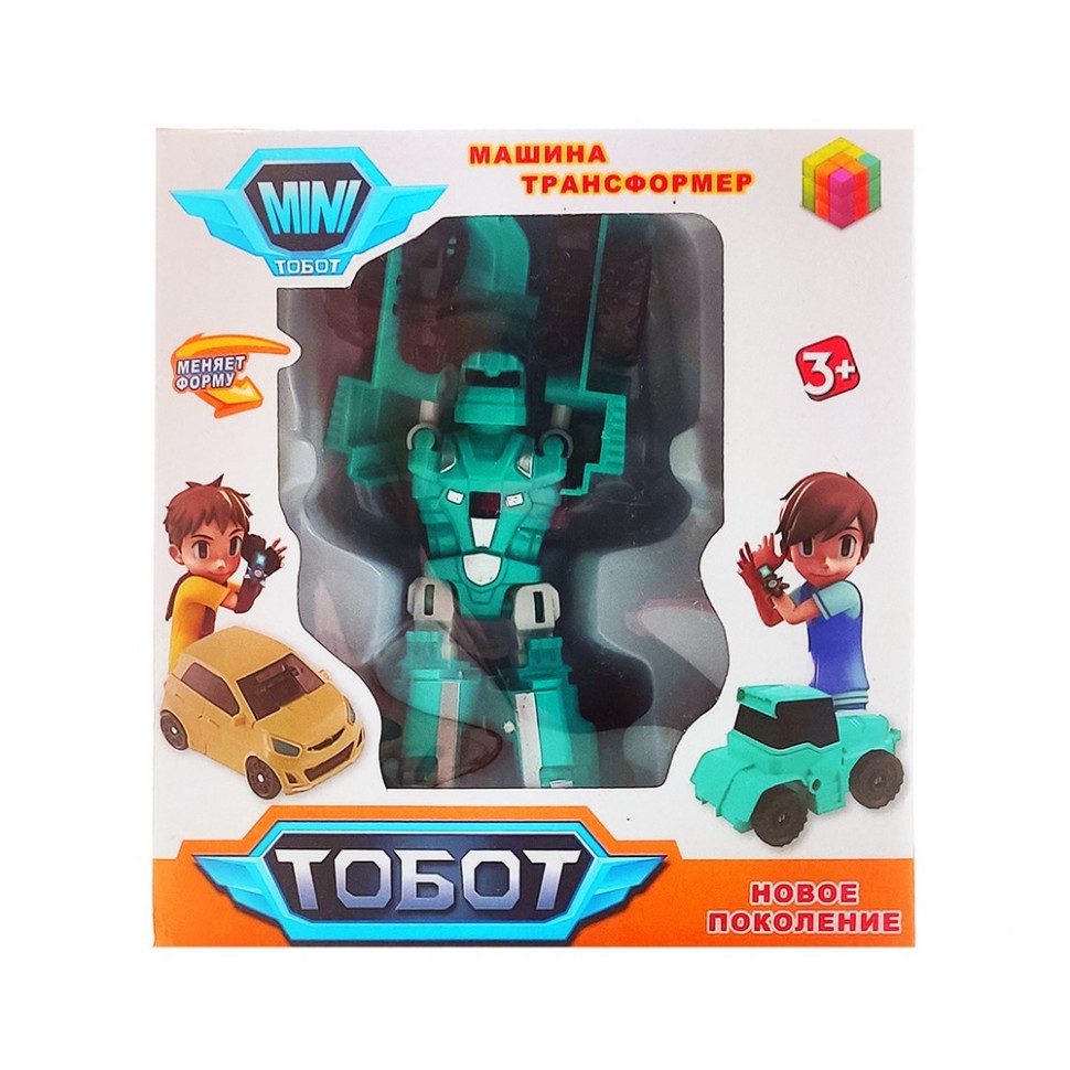 Іграшка Трансформер Тобот 339-12 Tobot робот+транспорт 11 см дитячий рухається іграшка для дітей - 7