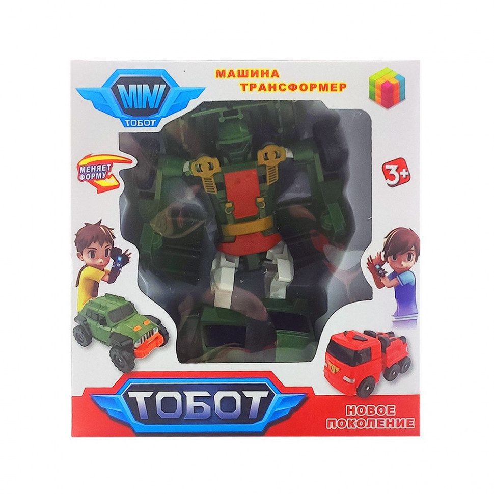 Іграшка Трансформер Тобот 339-12 Tobot робот+транспорт 11 см дитячий рухається іграшка для дітей - 8