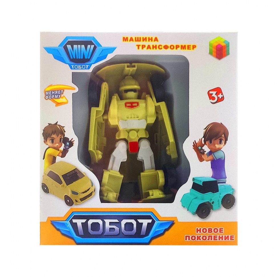 Іграшка Трансформер Тобот 339-12 Tobot робот+транспорт 11 см дитячий рухається іграшка для дітей - 9
