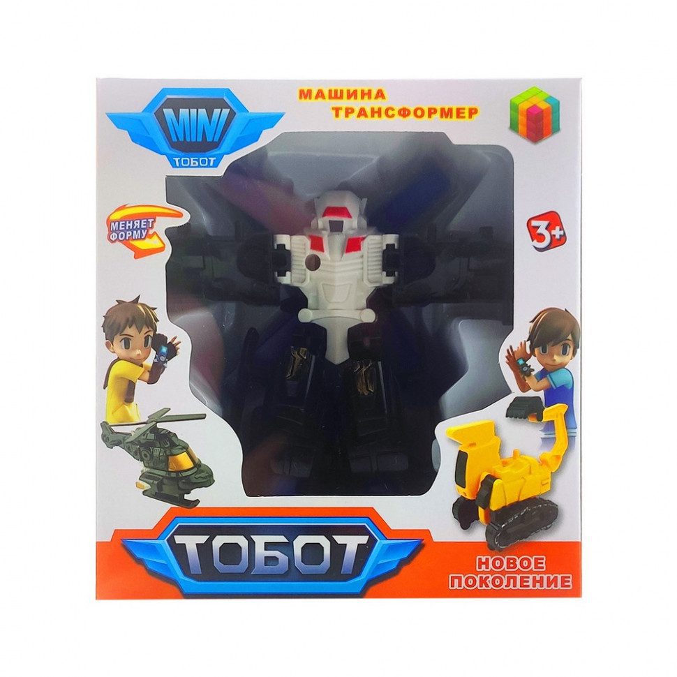 Іграшка Трансформер Тобот 339-12 Tobot робот+транспорт 11 см дитячий рухається іграшка для дітей - 10