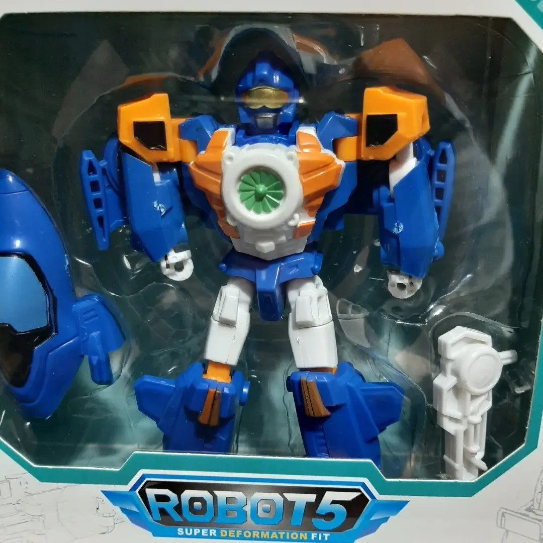 Іграшка Трансформер Тобот 533-16 Tobot робот+транспорт 12 см дитячий рухається іграшка для дітей - 7