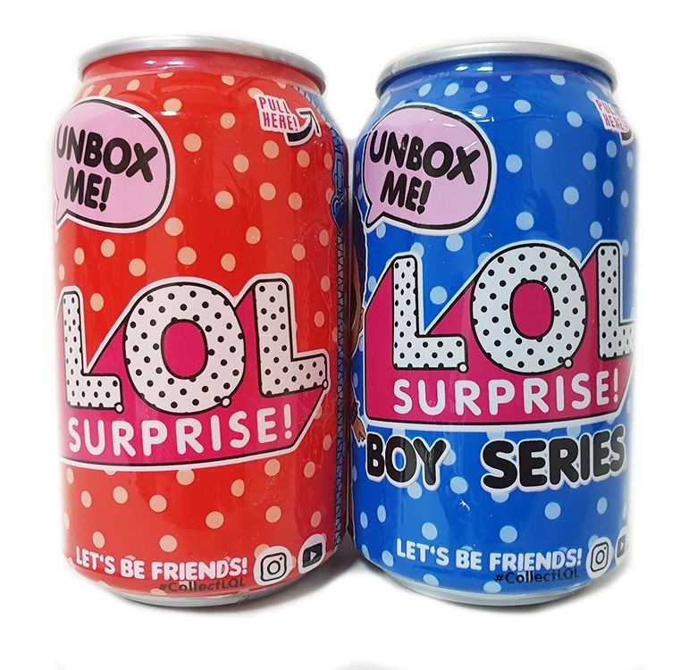 Лялька L.O.L. Surprise у баночці АА 211 лялька газованка Pepsi Coca Cola хлопчик та дівчинка іграшка дитяча для дітей ЛОЛ 12 см - 5