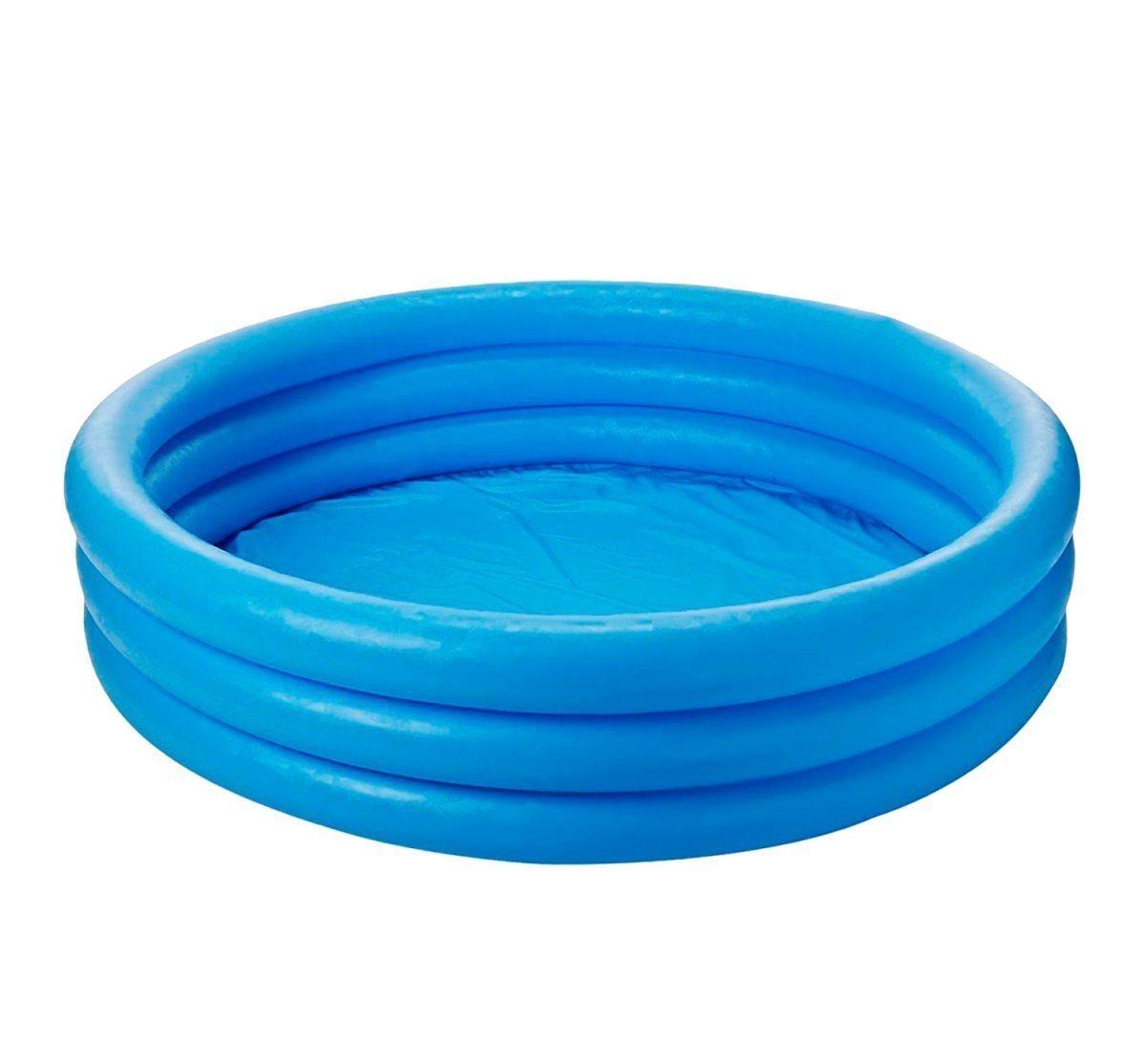 Дитячий надувний басейн Кришталевий Intex 58446 Інтекс crystal кристал 168*41 см 3 кільця 581 л для дітей з 3 років - 1