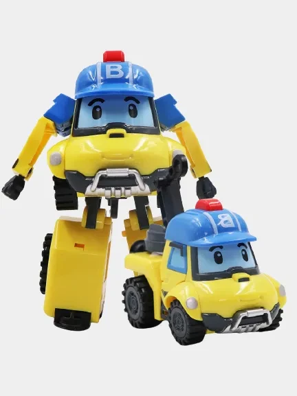 Трансформер транспорт Robocar Poli 83168 Робокар Полі іграшка дитячий робот машинка вертоліт вантажівка для дітей - 4