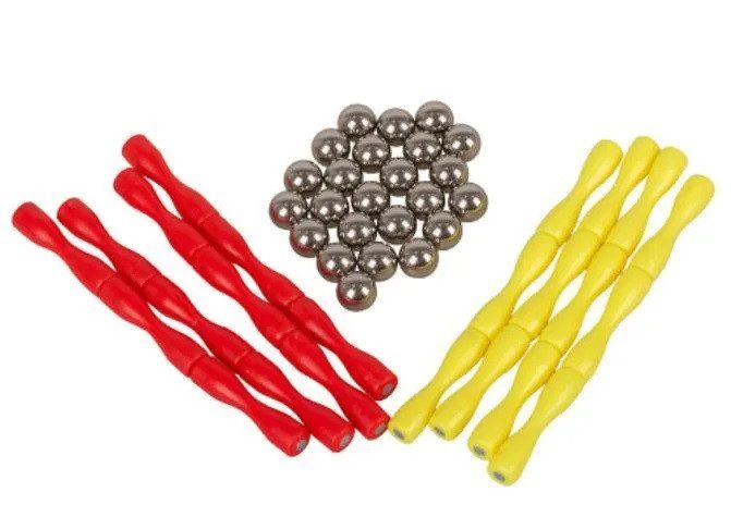 Дитячий магнітний 3D конструктор Magnetic AQ-755-56-57  у коробці 48 деталей 3Д розвиваючий для дітей з 3 років - 4