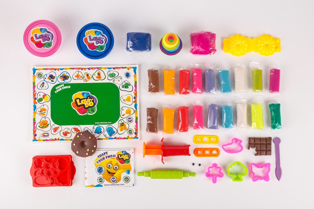 Набір тіста для ліплення Хеппі Міл ТМ Lovin'Do 11006 Happy Meal 3D молд формочки шприц пластилін Ловін До - 3