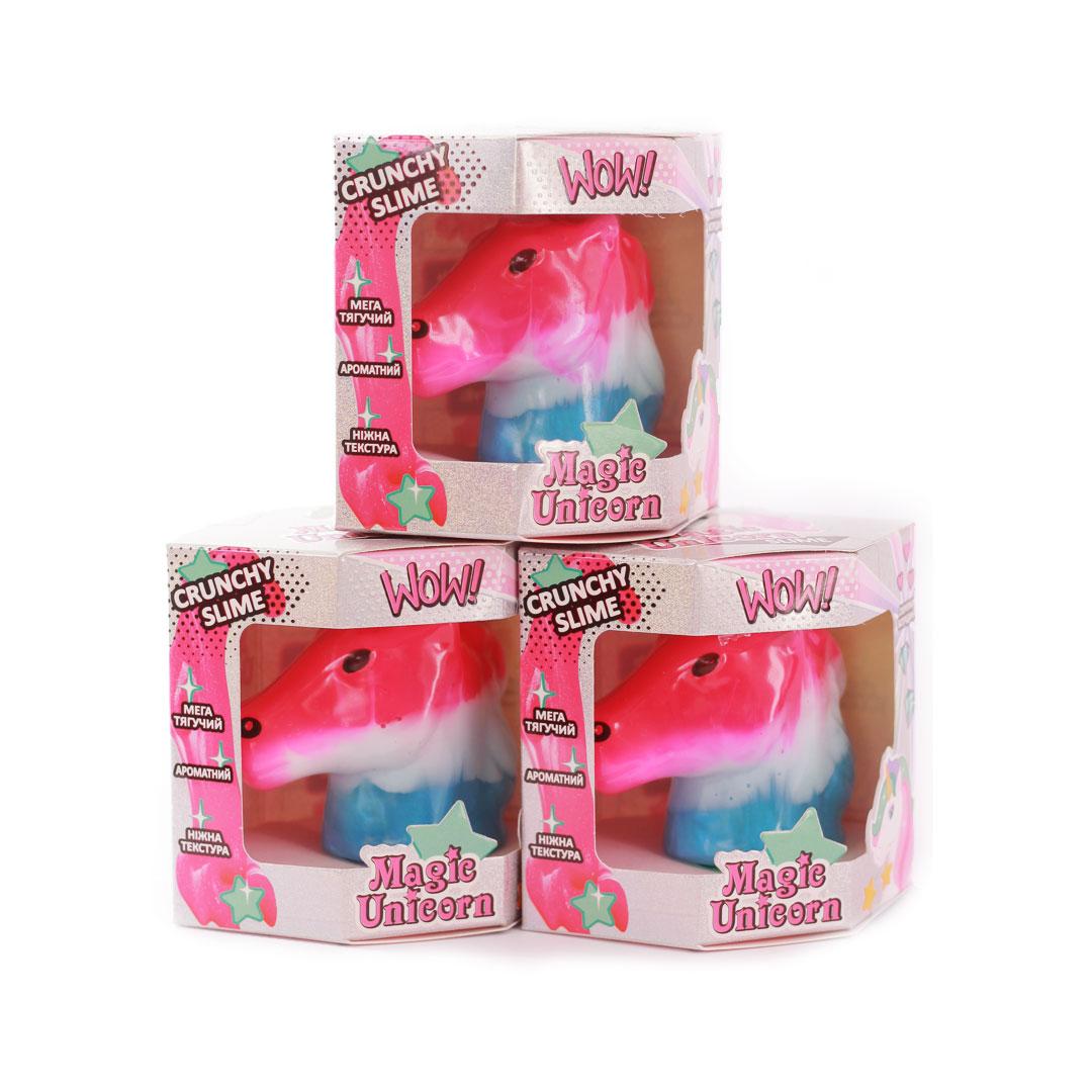 Лизун-антистрес Magic Unicorn TM Mr.Boo 80092 з блискітками в банці 80 мл. слайм єдиноріг іграшка ОКТО - 3