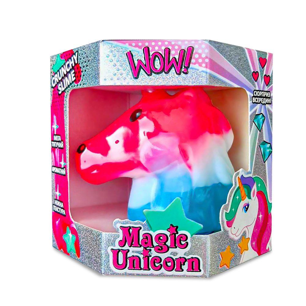 Лизун-антистрес Magic Unicorn TM Mr.Boo 80092 з блискітками в банці 80 мл. слайм єдиноріг іграшка ОКТО - 1