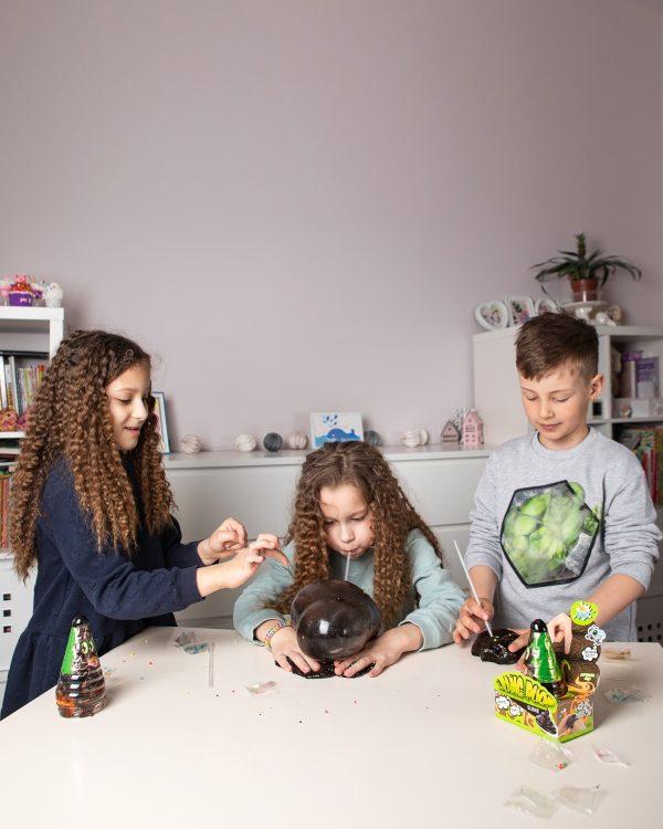 Лизун-антистрес Long Poop TM Mr.Boo 80116 у спіральній банці 250 мл. аромат слайм іграшка ОКТО - 2