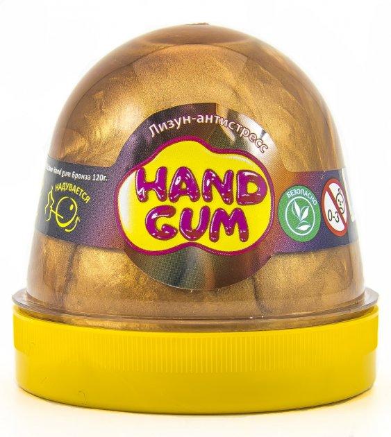 Лизун-антистрес ТМ Mr.Boo Hand gum 80103 Бронза Жуйка для рук у банці 120 г слайм м'ялка тягучка іграшка ОКТО - 1