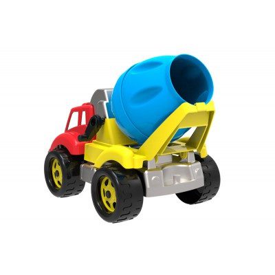 Автоміксер ТехноК 5408 бетонозмішувач обертається барабан велика машинка іграшка дитяча спецтранспорт Титан - 2