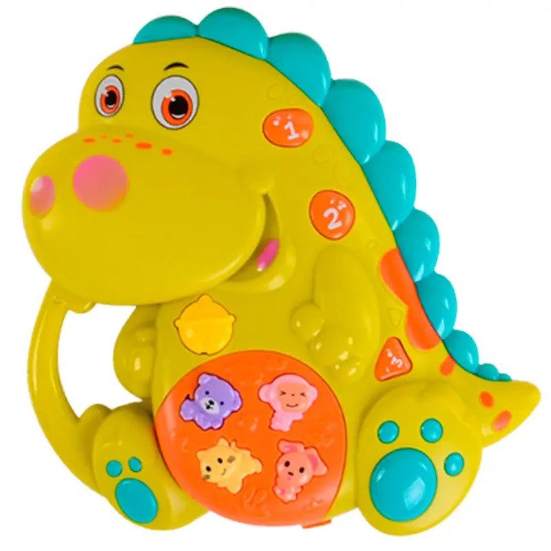Піаніно Динозаврик 11324 РКР дитяча музична іграшка орган розвиваючий світло звук цифри пісні ТК Group - 2