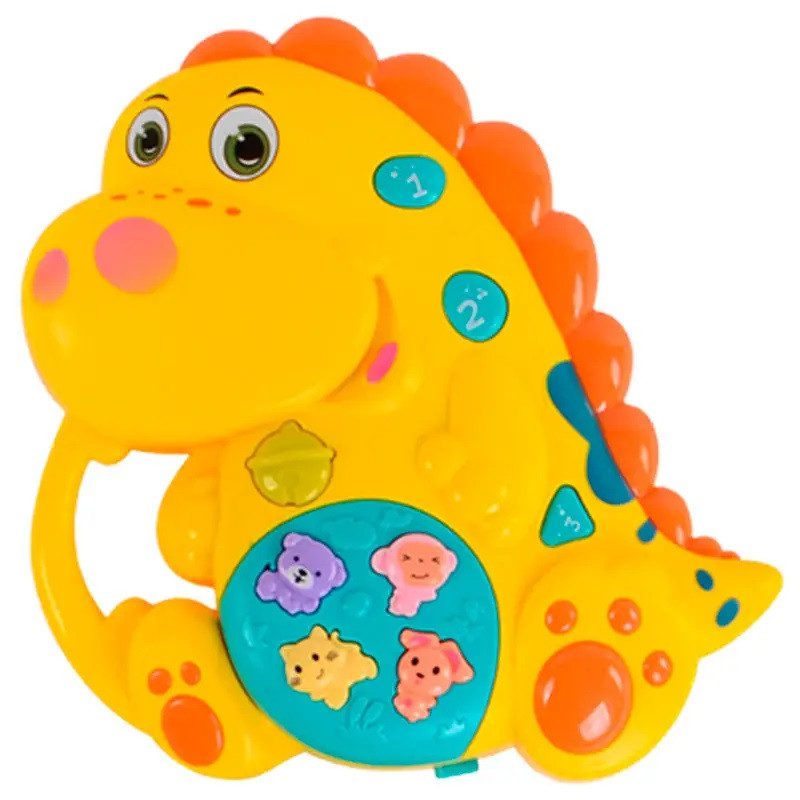 Піаніно Динозаврик 11324 РКР дитяча музична іграшка орган розвиваючий світло звук цифри пісні ТК Group - 3