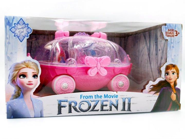 Набір дитячої косметики Карета CS 68 E 4 Frozen тіні рум'яна блиск для губ лак 2 яруси косметика для дівчаток - 7