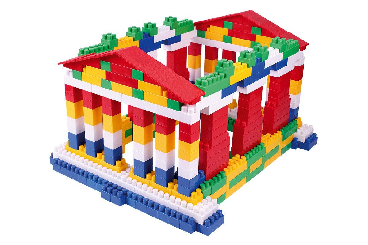 Великий дитячий пластиковий блоковий конструктор Техно 7 ТехноК 0557, 540 великих деталей у пакеті для дітей з 2 років - 5