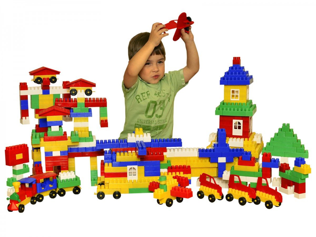 Великий дитячий пластиковий блоковий конструктор Техно 7 ТехноК 0557, 540 великих деталей у пакеті для дітей з 2 років - 2