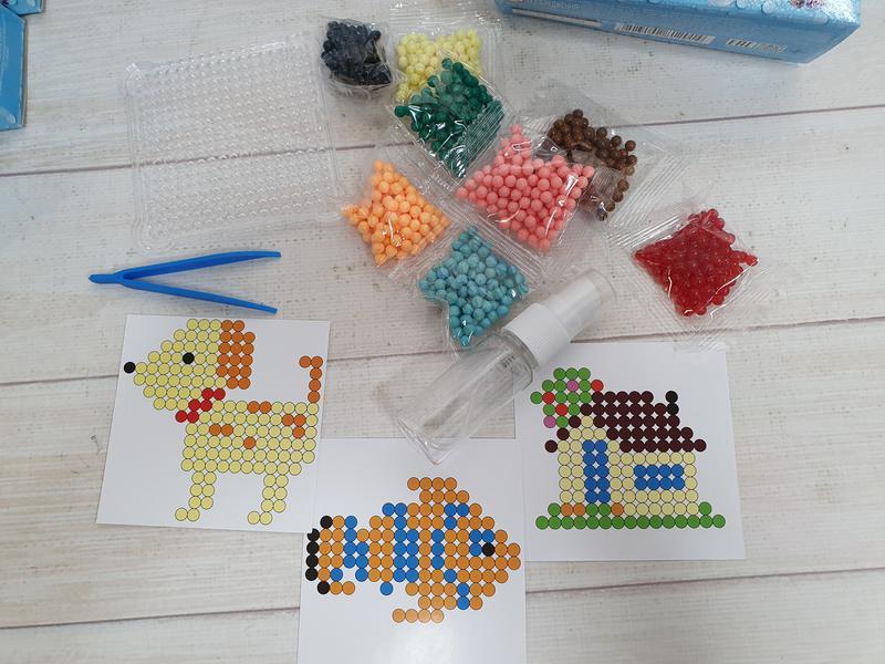 Набір креативної творчості Aqua Mosaic Аква Мозаїка АМ-01-03 Danko Toys малий дитячий 3D фігури для дітей - 2