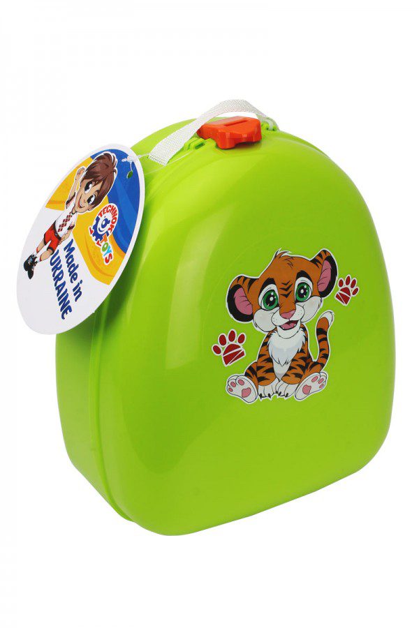 Дитячий рюкзак ТехноК 8034, пластиковий, місткий, для дошкільнят, в дитячий садок, іграшка - 1
