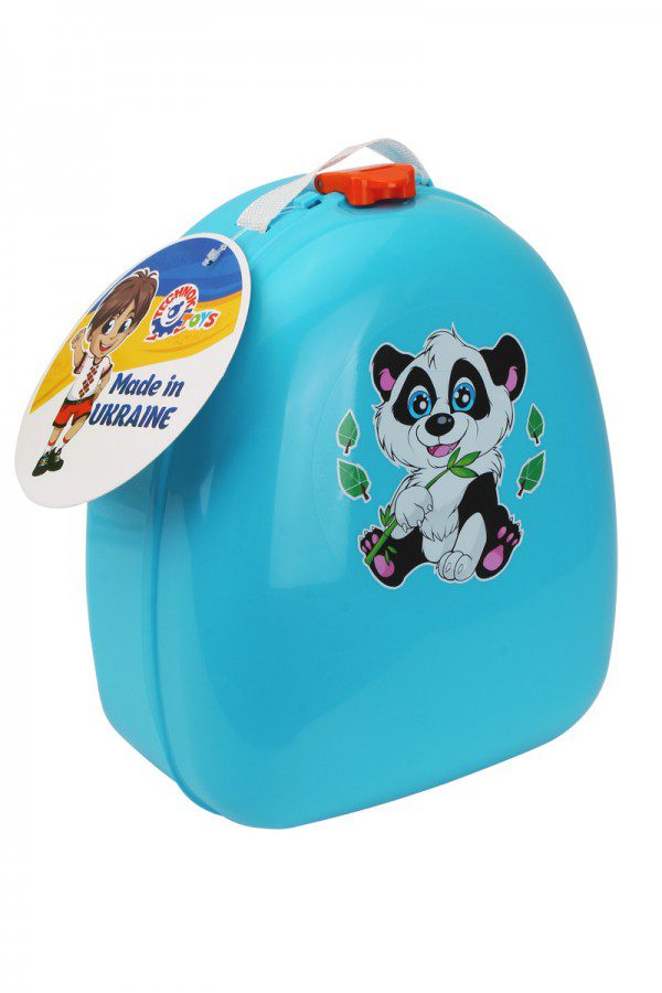Дитячий рюкзак ТехноК 8034, пластиковий, місткий, для дошкільнят, в дитячий садок, іграшка - 5