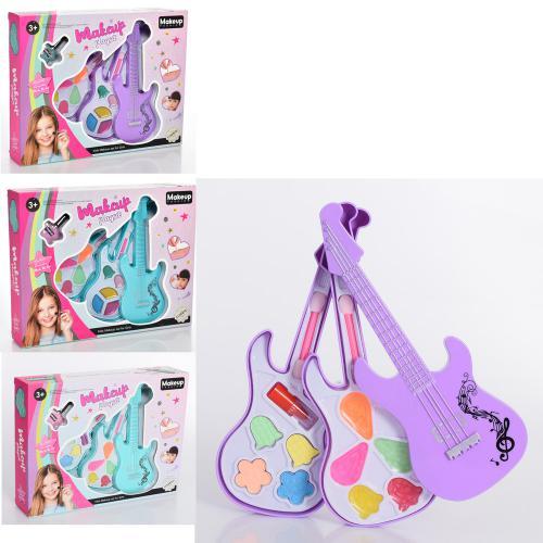 Набір дитячої косметики Гітара 5958A2-2, тіні, помада, лак, 2 яруси, для макіяжу, для дівчаток - 1
