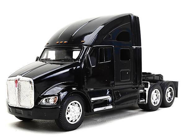 Модель вантажівки KENWORTH T700 з контейнером KT1302W Kinsmart металеві інерційні машинки іграшки для дітей - 9