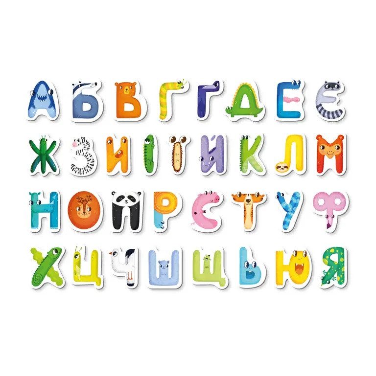 Моя перша українська магнітна абетка, Dodo 200211, ДоДо, 33 магніти, алфавіт - 2