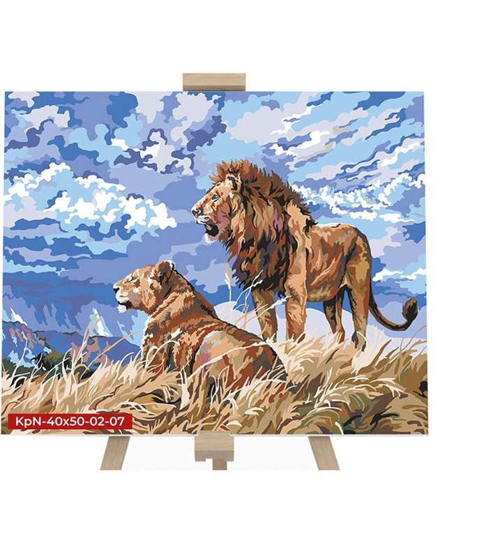 Картина за номерами PAINTING BY NUMBERS KpNe-40х50-02-01…10, Danko Toys, розпис - 3