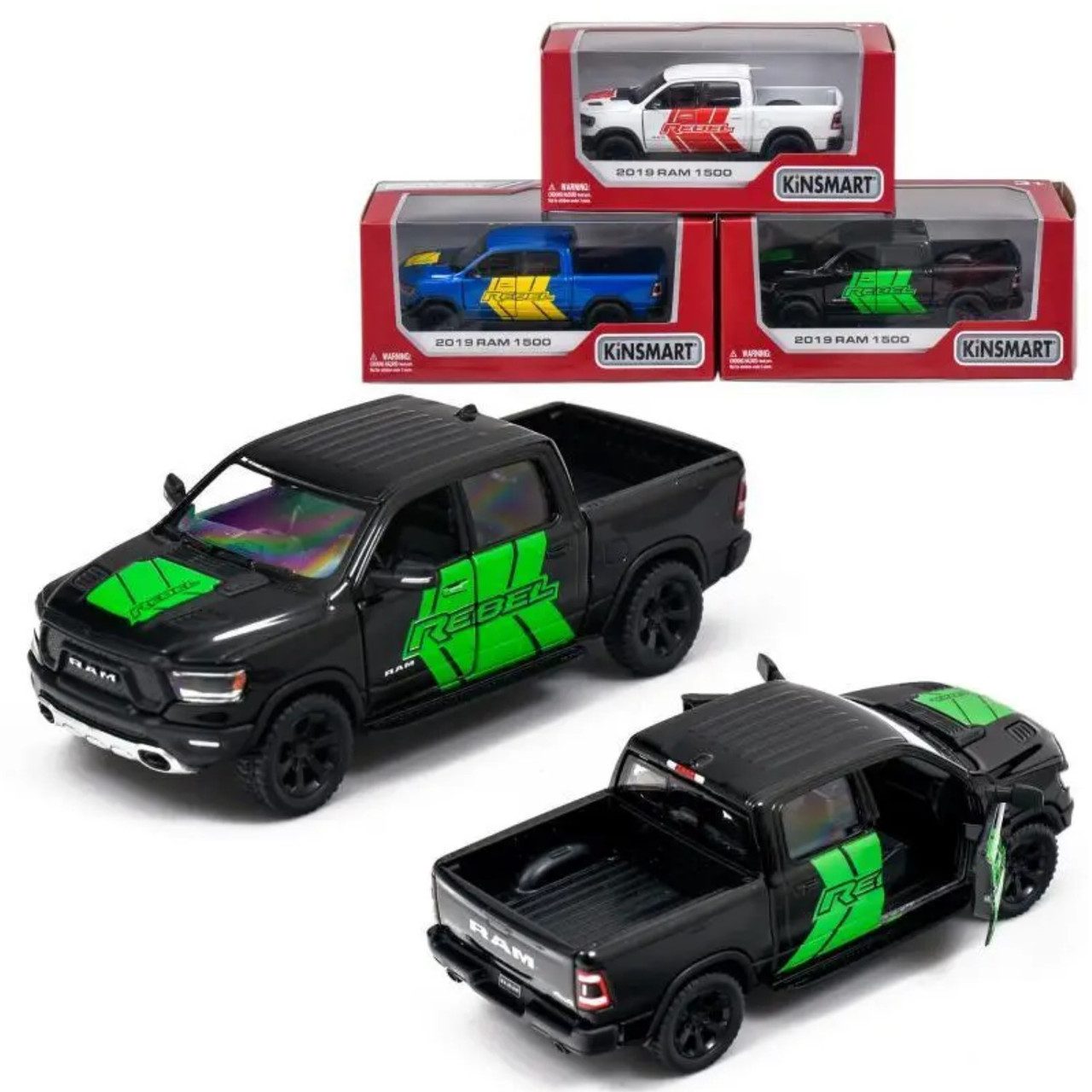 Модель пікап Kinsmart FORD F-150 RAPTOR 5'' KT5436W металева інерційна іграшка, Кінсмарт - 1