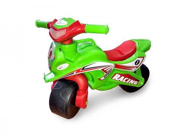 Мотоцикл Спорт Doloni Toys 0138/50, міні байк, каталка, дитячий біговел, Зелений - 1