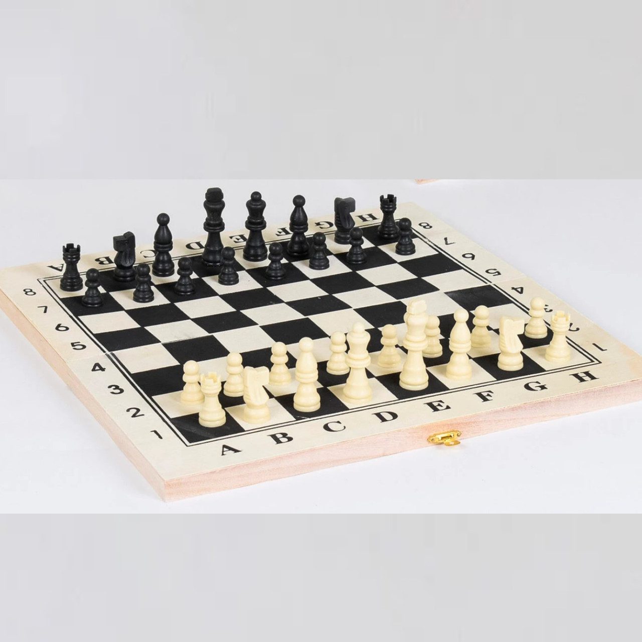 Шахи дерев'яні С 36817, набір 3 в 1, нарди, шашки - 2