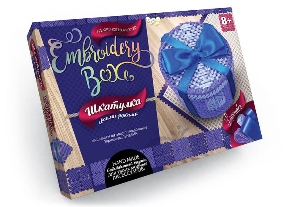 Набір креативної творчості Скринька Embroidery Box EMB-01-01…08 Danko Toys - 9