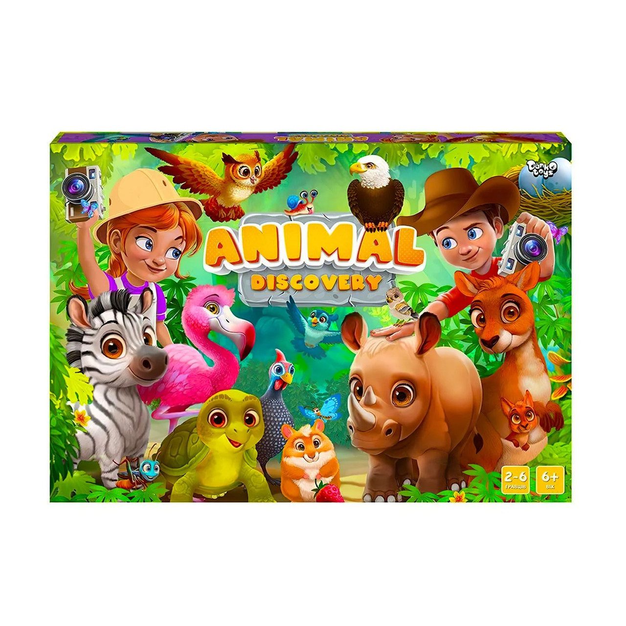 Настільна гра Animal Discovery G-AD-01-01U Danko Toys, вікторина - 2