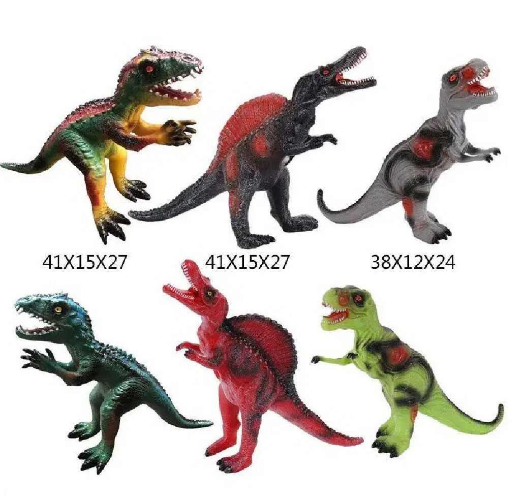 Динозавр K3016 зі звуковими ефектами, гумові ігрові фігурки 40 см. - 3