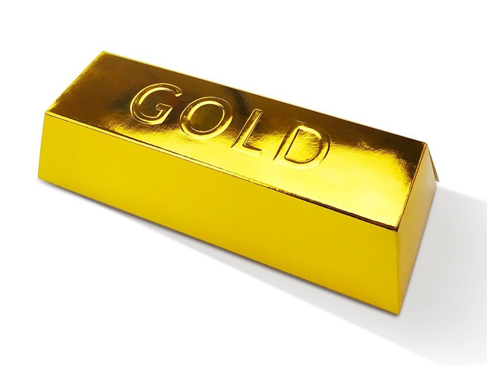 Креативна творчість для проведення розкопок Gold, GEX-02-01, Золотий злиток (маленький), Danko Toys - 1