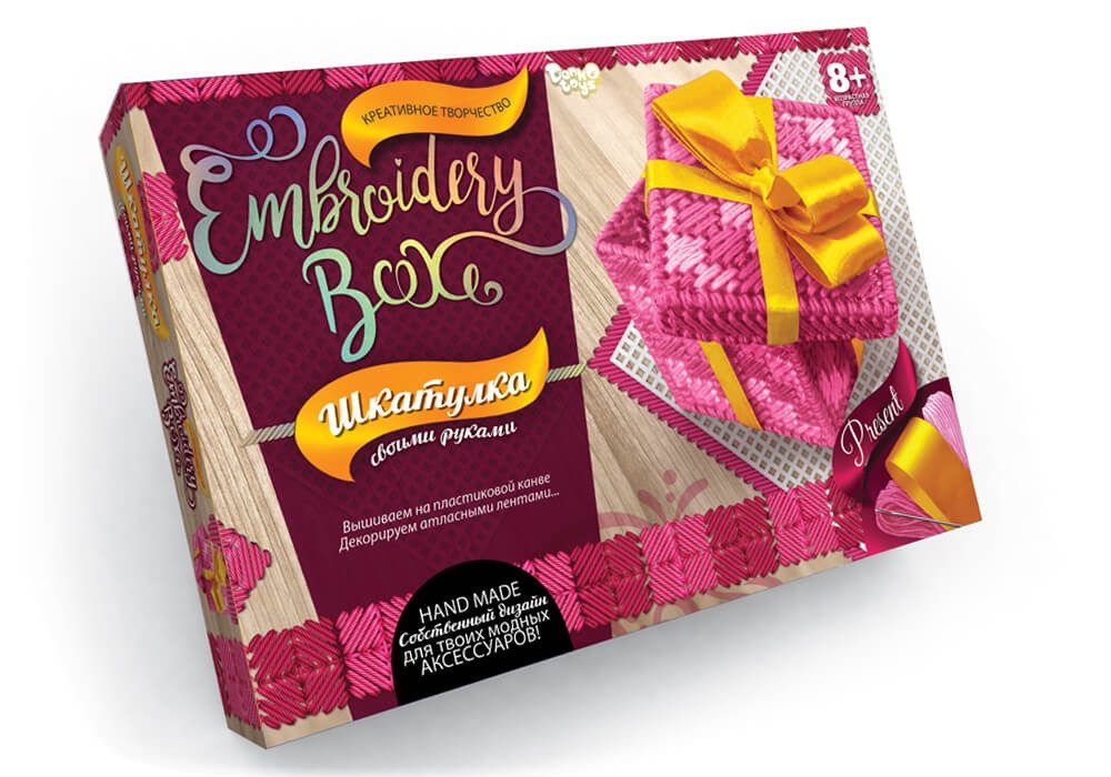 Набір креативної творчості Скринька Embroidery Box EMB-01-01…08 Danko Toys - 7