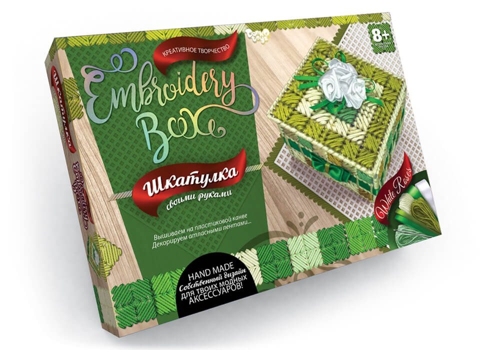 Набір креативної творчості Скринька Embroidery Box EMB-01-01…08 Danko Toys - 6