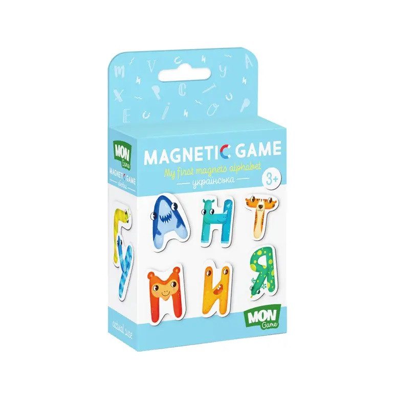 Моя перша українська магнітна абетка, Dodo 200211, ДоДо, 33 магніти, алфавіт - 3