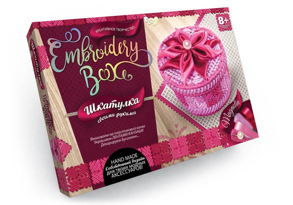 Набір креативної творчості Скринька Embroidery Box EMB-01-01…08 Danko Toys - 4