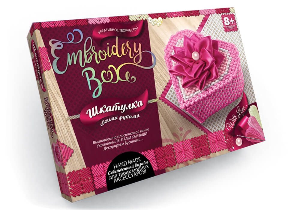 Набір креативної творчості Скринька Embroidery Box EMB-01-01…08 Danko Toys - 5