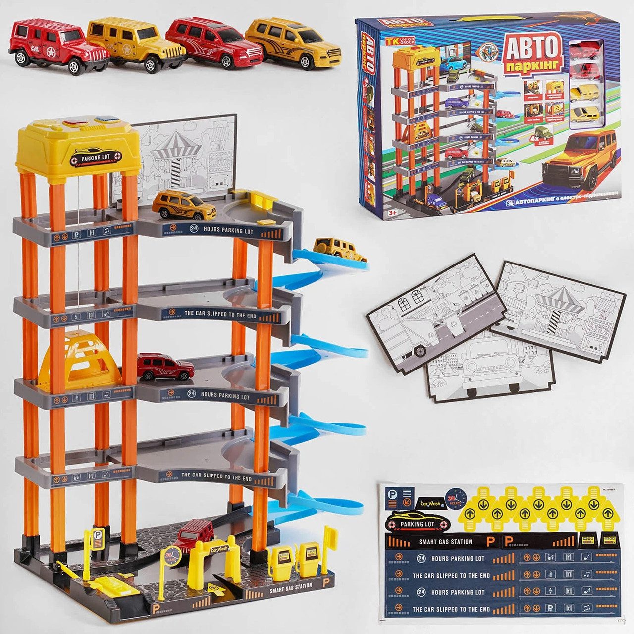 Автопаркінг TK 9488 A-2, TK Group, гараж парковка, 5 рівнів, 4 машинки, підйомник - 2