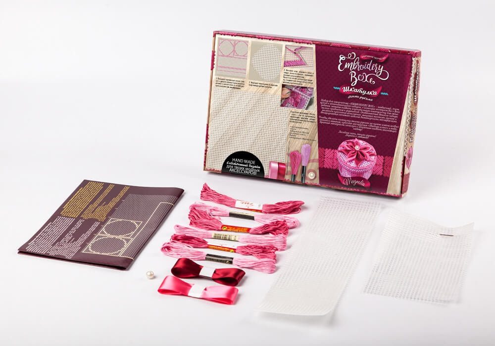 Набір креативної творчості Скринька Embroidery Box EMB-01-01…08 Danko Toys - 2