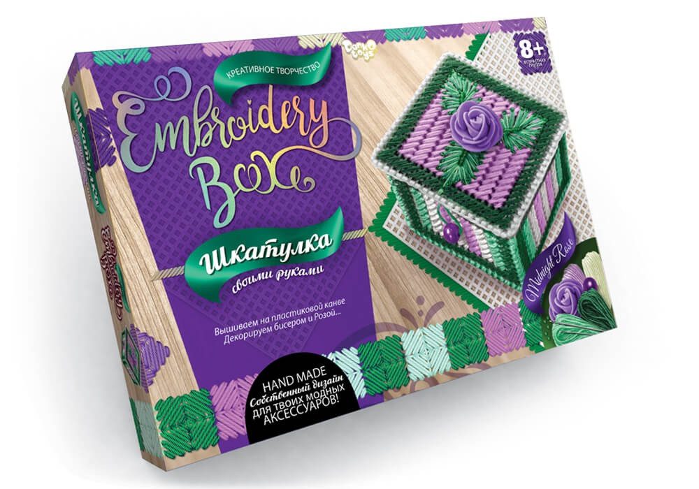 Набір креативної творчості Скринька Embroidery Box EMB-01-01…08 Danko Toys - 10